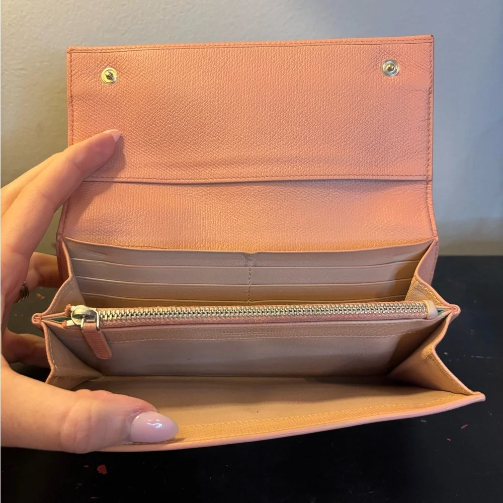 Tiffany & Co. Pink “Return to Tiffany” Leather Wallet EUC